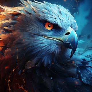 Black eagle 4k wallpaper