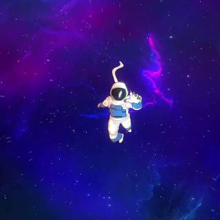 4k space blue wallpaper