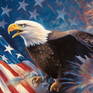 Black eagle 4k wallpaper