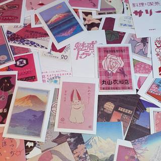 Pink collage 4k wallpaper