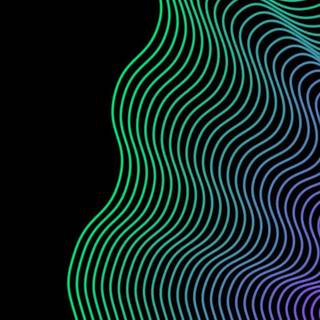 Green oled wallpaper