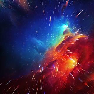 4k space blue wallpaper