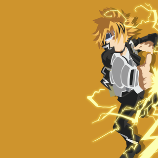 4k anime yellow wallpaper