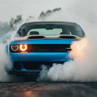 Dodge Challenger SRT phone wallpaper