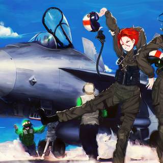 Fighter pilot 4k wallpaper