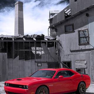 Dodge Challenger SRT phone wallpaper