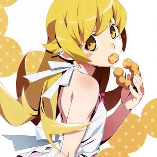 Shinobu Oshino phone wallpaper