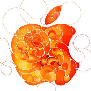 4k iPhone orange wallpaper