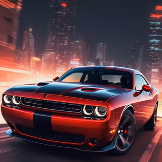 Dodge Challenger SRT phone wallpaper
