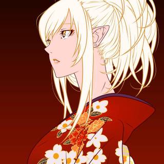 Shinobu Oshino phone wallpaper