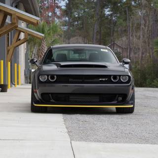 Dodge Challenger SRT phone wallpaper