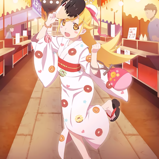 Shinobu Oshino phone wallpaper