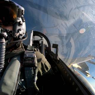 Fighter pilot 4k wallpaper