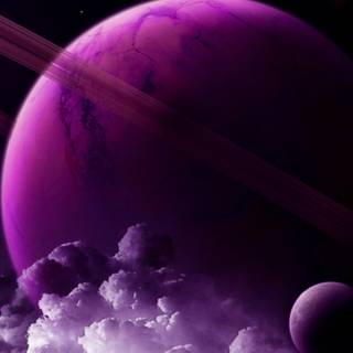 Purple space phone wallpaper