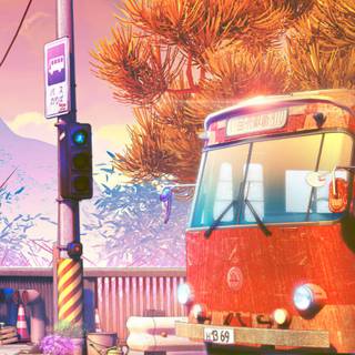 Bus iPhone wallpaper