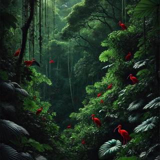 Phone jungle wallpaper