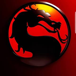 Mortal Kombat logo iPhone wallpaper