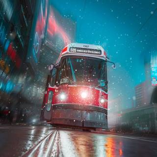 Bus iPhone wallpaper