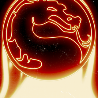 Mortal Kombat logo iPhone wallpaper