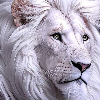 White lion phone wallpaper