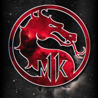 Mortal Kombat logo iPhone wallpaper