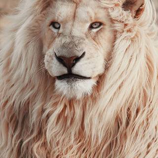 White lion phone wallpaper