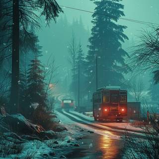 Bus iPhone wallpaper