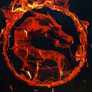 Mortal Kombat logo iPhone wallpaper