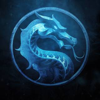 Mortal Kombat logo iPhone wallpaper