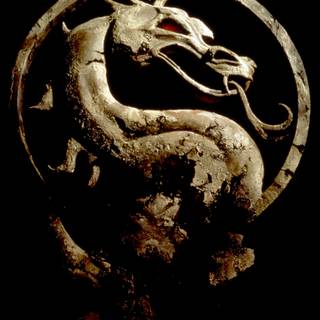 Mortal Kombat logo iPhone wallpaper