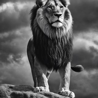 White lion phone wallpaper