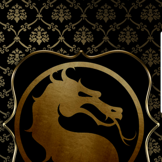 Mortal Kombat logo iPhone wallpaper