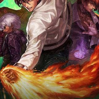King of Fighters phone wallpaper