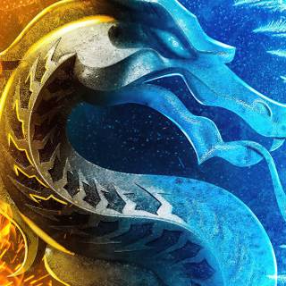Mortal Kombat logo iPhone wallpaper