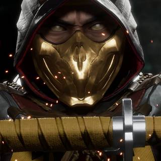 Mortal Kombat logo iPhone wallpaper