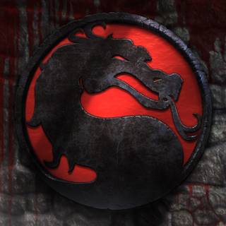 Mortal Kombat logo iPhone wallpaper