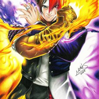King of Fighters phone wallpaper