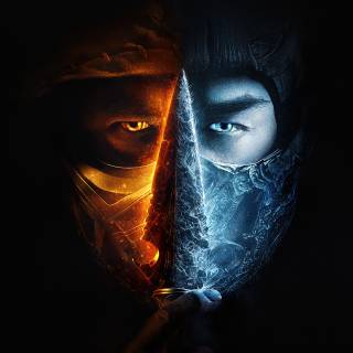 Mortal Kombat logo iPhone wallpaper