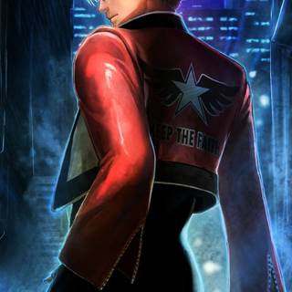 King of Fighters phone wallpaper