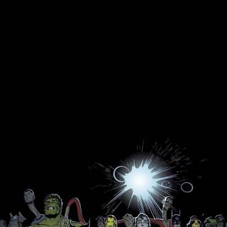 Comic book iPhone wallpaper