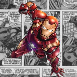 Comic book iPhone wallpaper