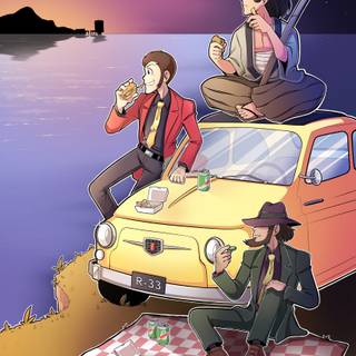 Lupin iPhone wallpaper
