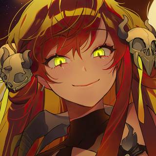 Yellow anime phone wallpaper