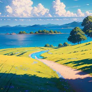 Anime phone scenery wallpaper