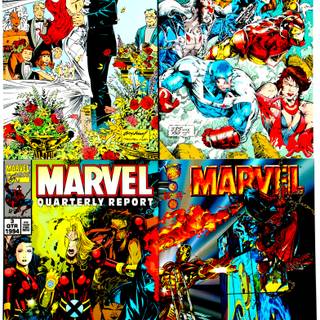 Comic book iPhone wallpaper