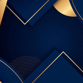 Blue and gold iPhone wallpaper