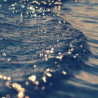 Blue and gold iPhone wallpaper