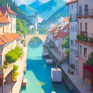 Anime phone scenery wallpaper