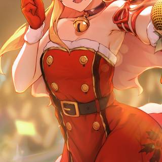 Yellow anime phone wallpaper