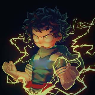 Yellow anime phone wallpaper